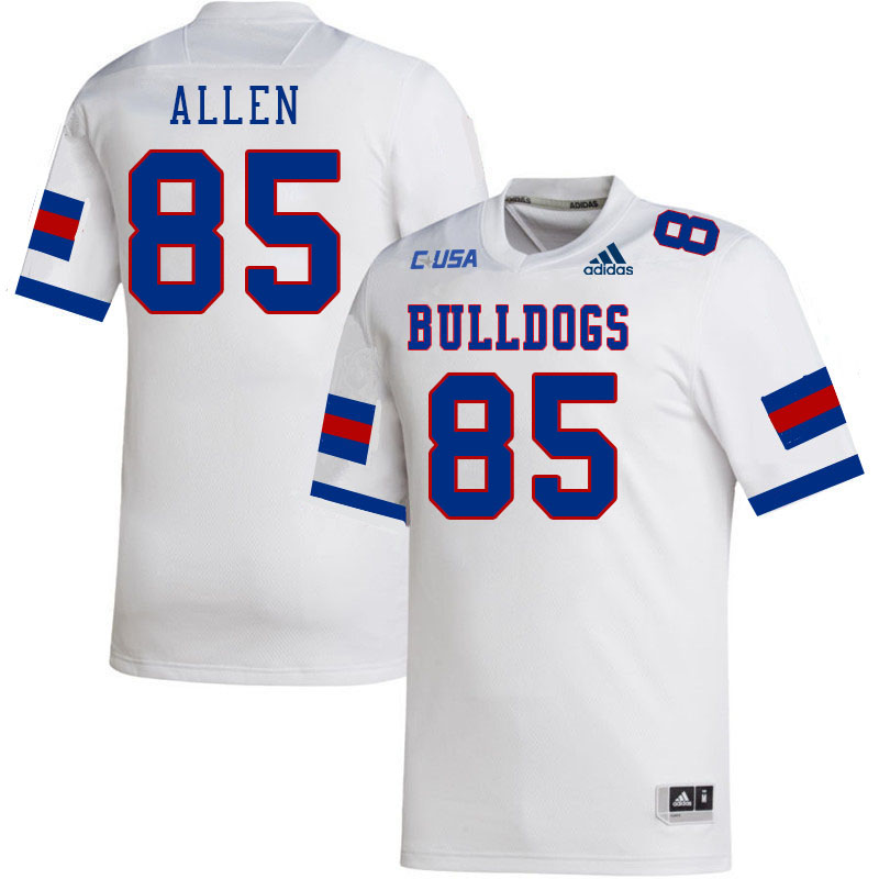 Men-Youth #85 Cyrus Allen Louisiana Tech Bulldogs 2023 College Football Jerseys Stitched-White